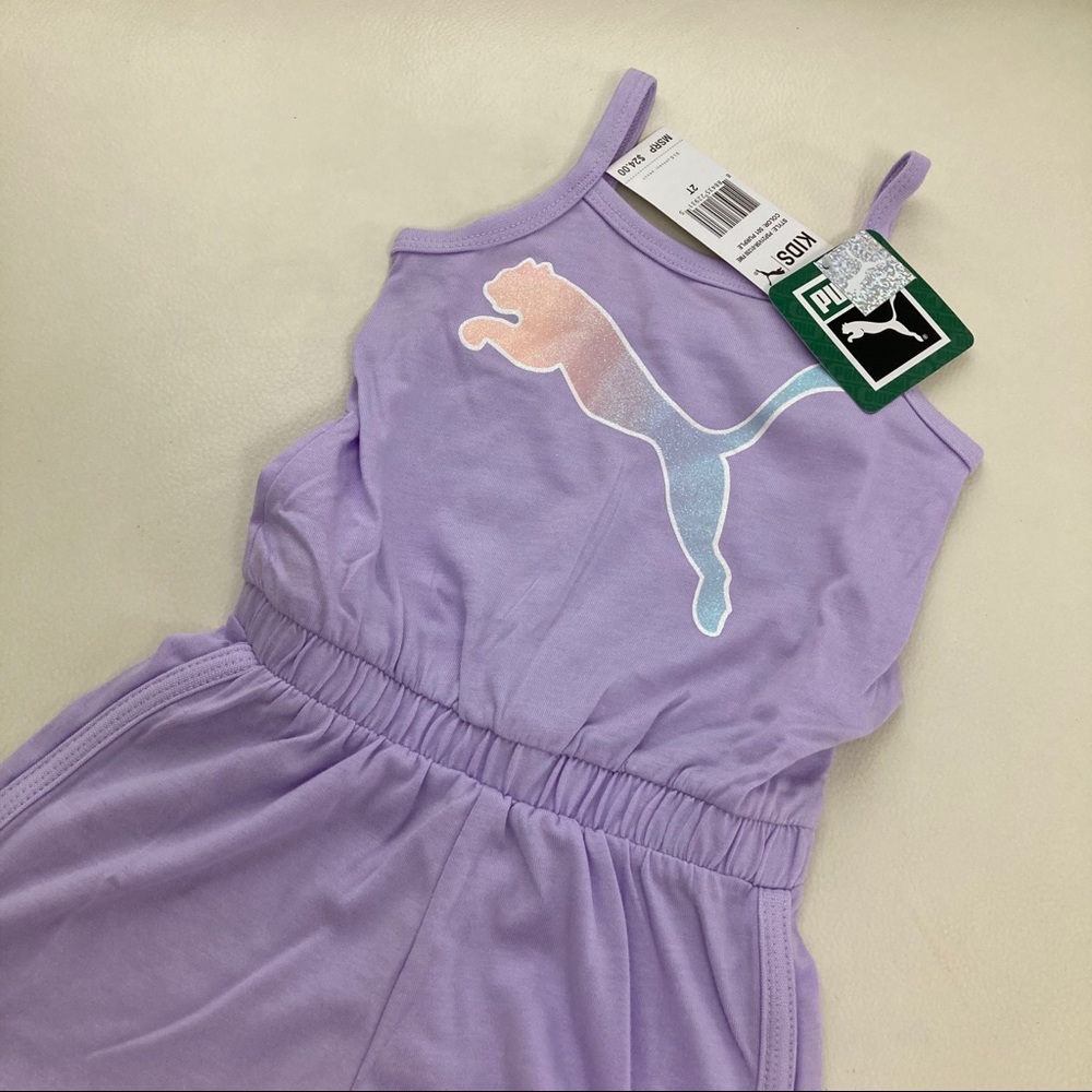 Puma girl cute purple romper 2257 - Picture 5 of 5